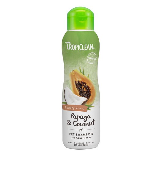 TropiClean Papaya & Coconut Shampoo 355 ml
