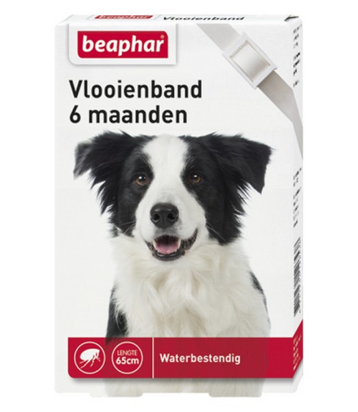 Beaphar Vlooienband 6 Maand Hond Wit