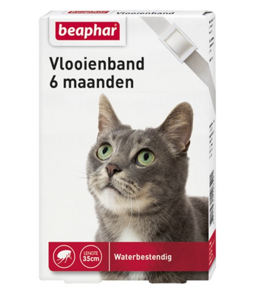 Beaphar Vlooienband Kat Wit