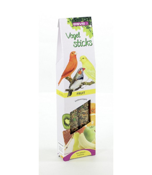 ESVE Vogelsticks Kanarie Fruit 2 st